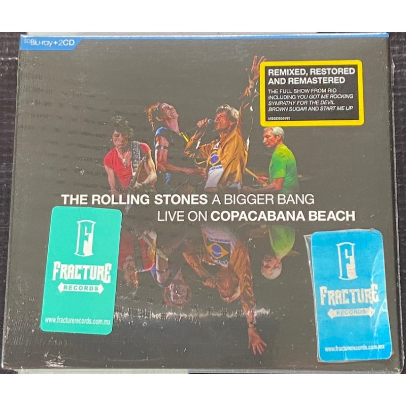 THE ROLLING STONES-A BIGGER BANG-LIVE ON COPACABANA BEACH CD/BLU RAY   602435899329