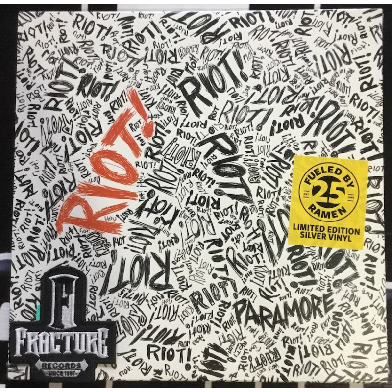 PARAMORE-RIOT FBR 25TH ANNIVERSARY EDITION VINYL SILVER. 075678645679