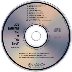 JOE SATRIANI–NOT OF THIS EARTH CD. 8856181102
