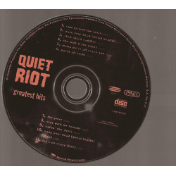 QUIET RIOT–GREATEST HITS CD. 7509948392626