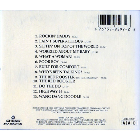 HOWLIN' WOLF–THE LONDON HOWLIN' WOLF SESSIONS CD