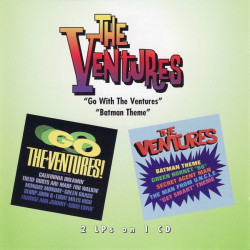 THE VENTURES–GO WITH THE VENTURES/BATMAN THEME CD. 724381893326