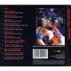 RED HOT CHILI PEPPERS-LIVE FROM LONDON CD 7502013021162
