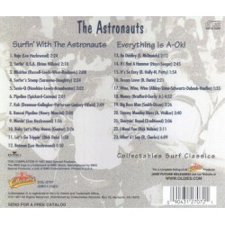 THE ASTRONAUTS–SURFIN' WITH THE ASTRONAUTS / EVERYTHING IS A-OK! CD. 090431270721