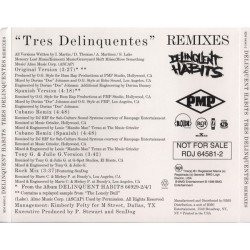 DELINQUENT HABITS–TRES DELINQUENTES (REMIXES) CD. RDJ 64581-2
