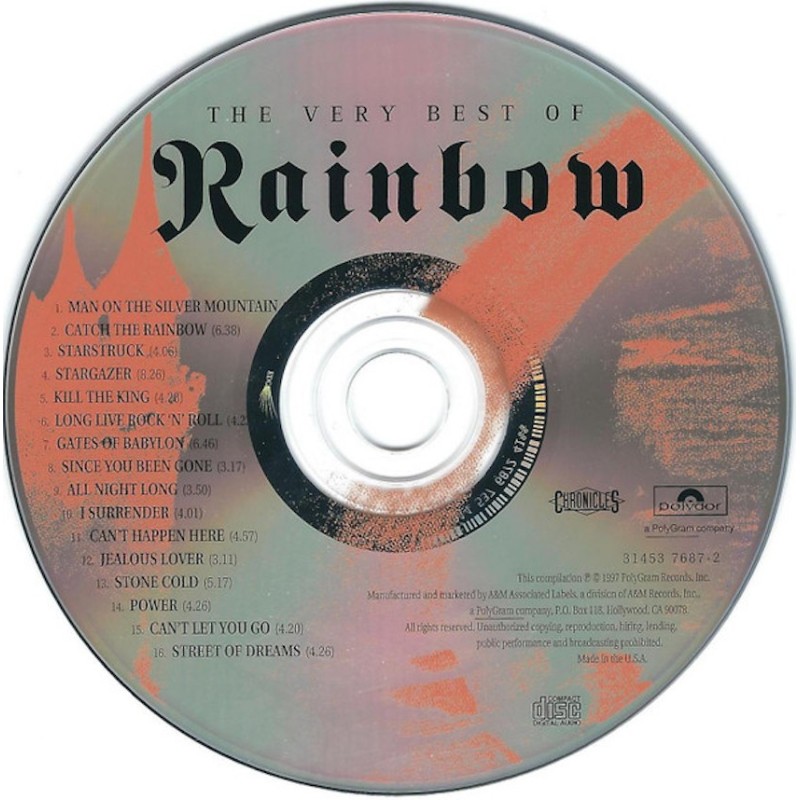 RAINBOW–THE VERY BEST OF RAINBOW CD