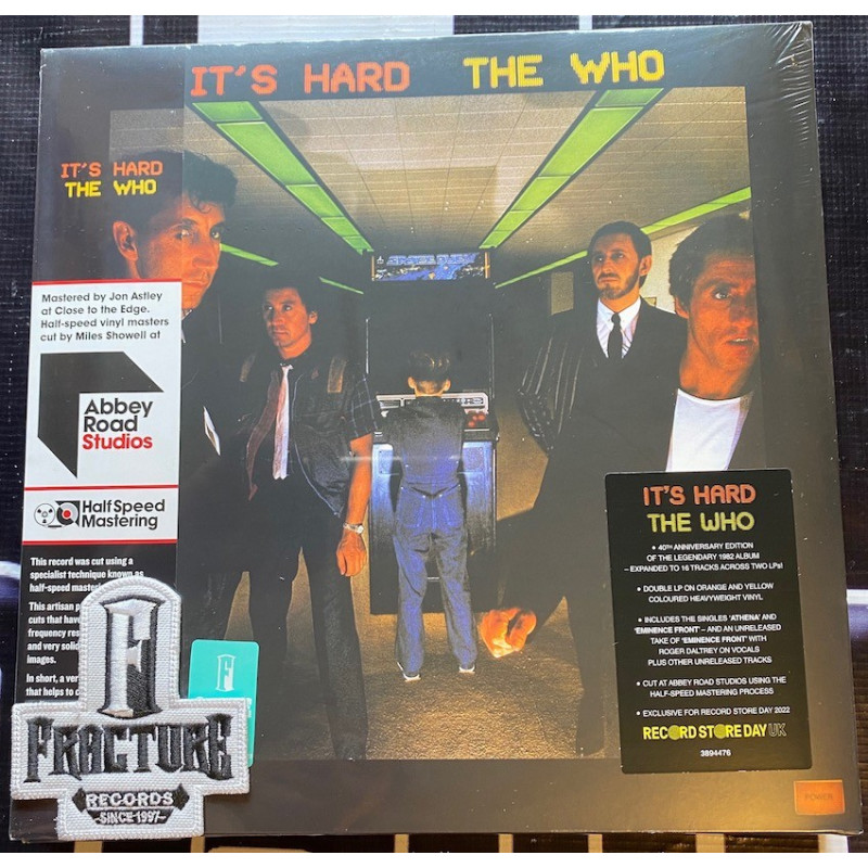 THE WHO-IT'S HARD (40TH ANNIVERSARY) (RSD-JUNIO-2022) VINYL 602438944767
