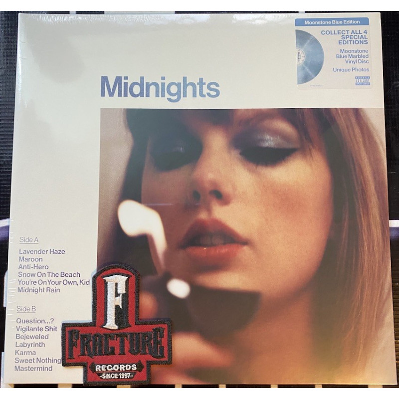 TAYLOR SWIFT – MIDNIGHTS VINYL MOONSTONE BLUE MARBLED 602445789825