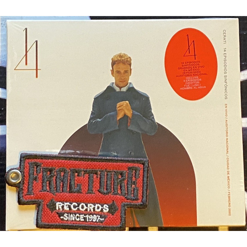 GUSTAVO CERATI–14 EPISODIOS SINFÓNICOS / EN VIVO / AUDITORIO NACIONAL DE MÉXICO / FEBRERO 2002 CD 194398957821