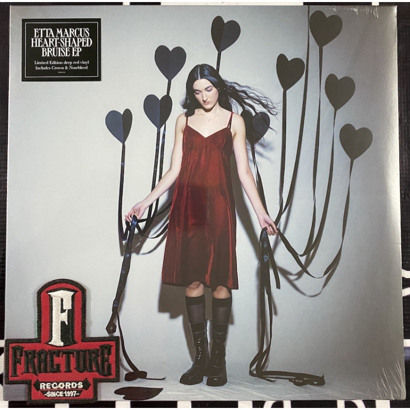 ETTA MARCUS-HEART-SHAPED BRUISE VINYL ROJO TRANSPARENTE RSD23. 602448842305