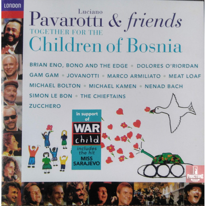 PAVAROTTI & FRIENDS– TOGETHER FOR THE CHILDREN OF BOSNIA CD 028945210025