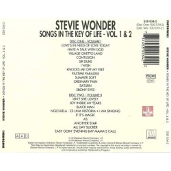 STEVIE WONDER ‎– SONGS IN THE KEY OF LIFE 2 CD'S