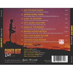 CANNED HEAT, WALTER TROUT – LIVE IN OZ  CD 604388497126