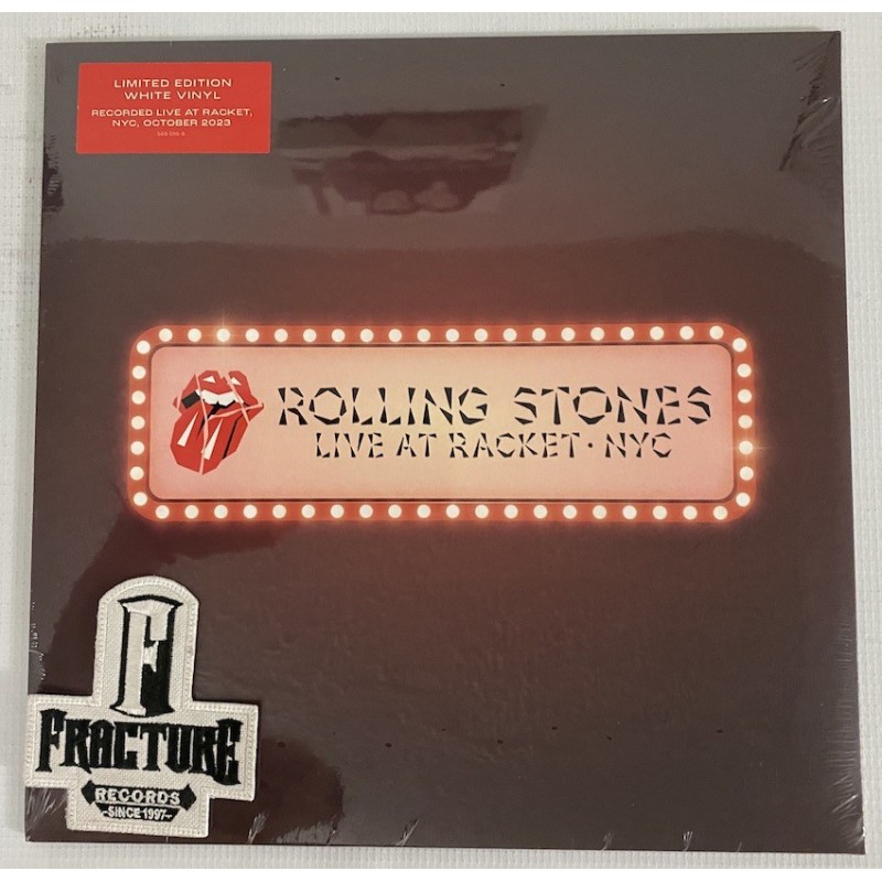 THE ROLLING STONES - LIVE AT RACKET, NYC VINYL WHITE VINYL RSD 2024 602458959680