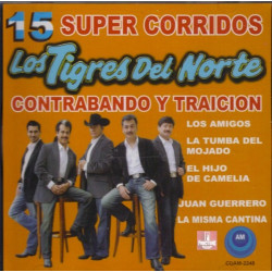 LOS TIGRES DEL NORTE 15 SUPER CORRIDOS 1 CD 750952022482
