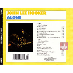 JOHN LEE HOOKER – ALONE 2 CD'S