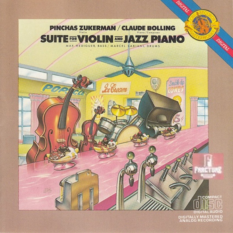 PINCHAS ZUKERMAN / CLAUDE BOLLING – SUITE FOR VIOLIN AND JAZZ PIANO 1CD 07464351282