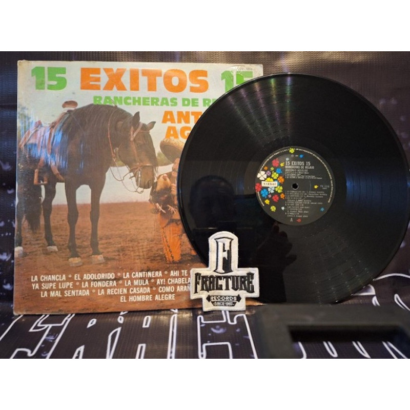 ANTONIO AGUILAR – 15 EXITOS RANCHERAS DE RELAJO VINYL TTV 1016