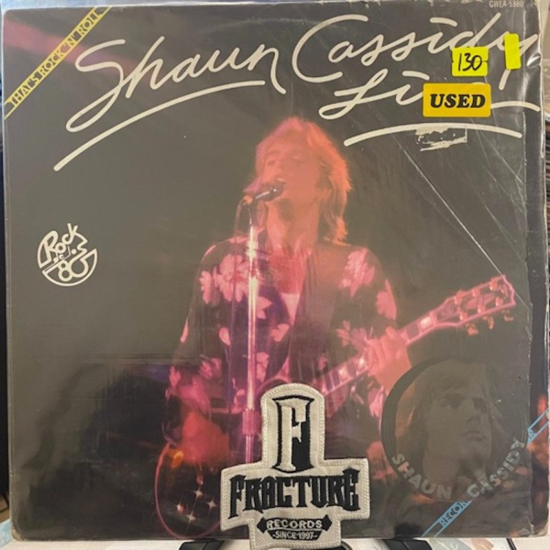 SHAUN CASSIDY – LIVE - THAT'S ROCK'N ROLL VINYL GWEA-5380