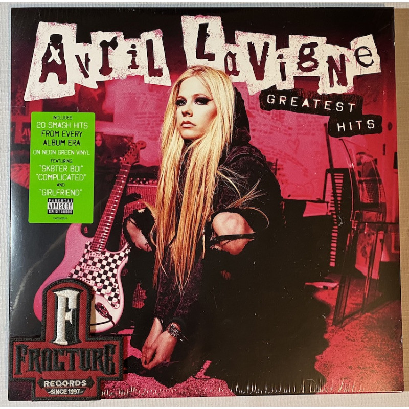 AVRIL LAVIGNE – GREATEST HITS VINYL NEON GREEN 198028032810