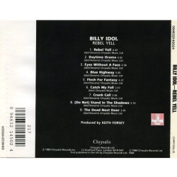 BILLY IDOL – REBEL YELL  CD 094632145024