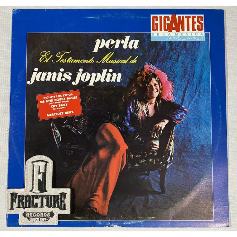 JANIS JOPLIN – PEARL VINYL TRANSLUCENT EMB 463312