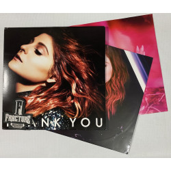 MEGHAN TRAINOR ‎– THANK YOU VINYL WHITE MARBLED  AND PINK MARBLED 889853288717