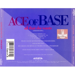 ACE OF BASE – ALL THAT SHE WANTS 1 CD