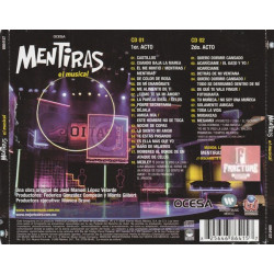 MENTIRAS EL MUSICAL 2 CDS