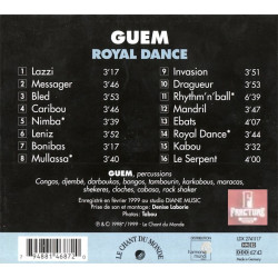 GUEM – ROYAL DANCE 1 CD