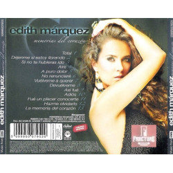 EDITH MÁRQUEZ – MEMORIAS DEL CORAZÓN 1 CD