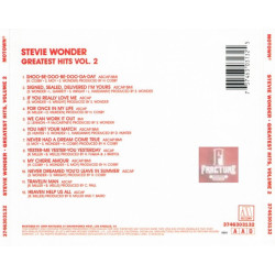 STEVIE WONDER – GREATEST HITS VOL. 2  1 CD