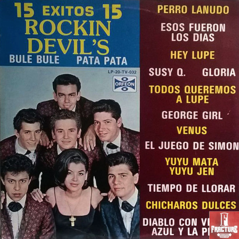 LOS ROCKIN DEVIL'S – 15 EXITOS - BULE BULE - PATA PATA VINYL LP-20-TV-032