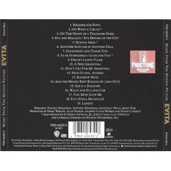 ANDREW LLOYD WEBBER AND TIM RICE – MFTMP EVITA 1 CD