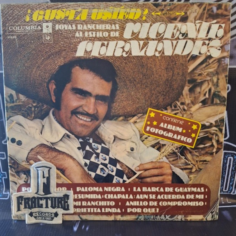 VICENTE FERNANDEZ – ¿GUSTA USTED? JOYAS RANCHERAS AL ESTILO DE VICENTE FERNANDEZ VINYL DCS-815