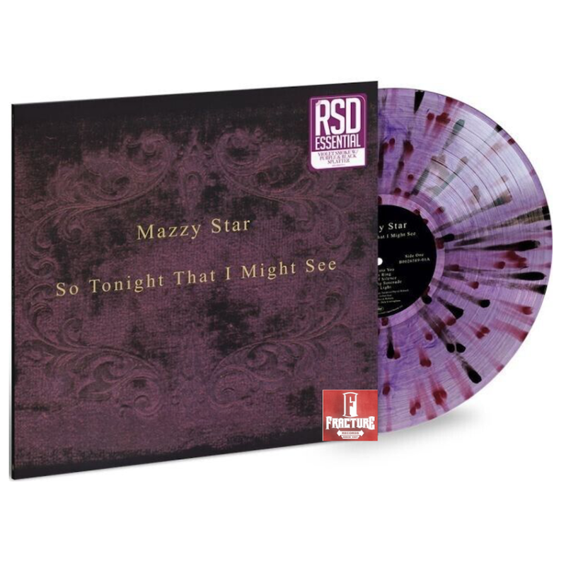 MAZZY STAR – SO TONIGHT THAT I MIGHT SEE VINYL VIOLET SMOKE W/ PURPLE & BLACK SPLATTER 602458662511