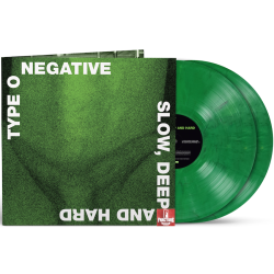 TYPE O NEGATIVE - SLOW DEEP & HARD VINYL GREEN & BLACK MARBLED ROCKTOBER 2024 0603497824625