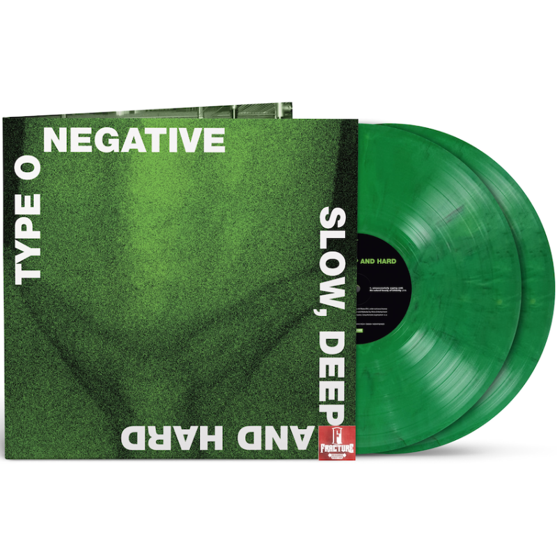 TYPE O NEGATIVE - SLOW DEEP & HARD VINYL GREEN & BLACK MARBLED ROCKTOBER 2024