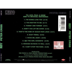 KISS, PETER CRISS – PETER CRISS CD