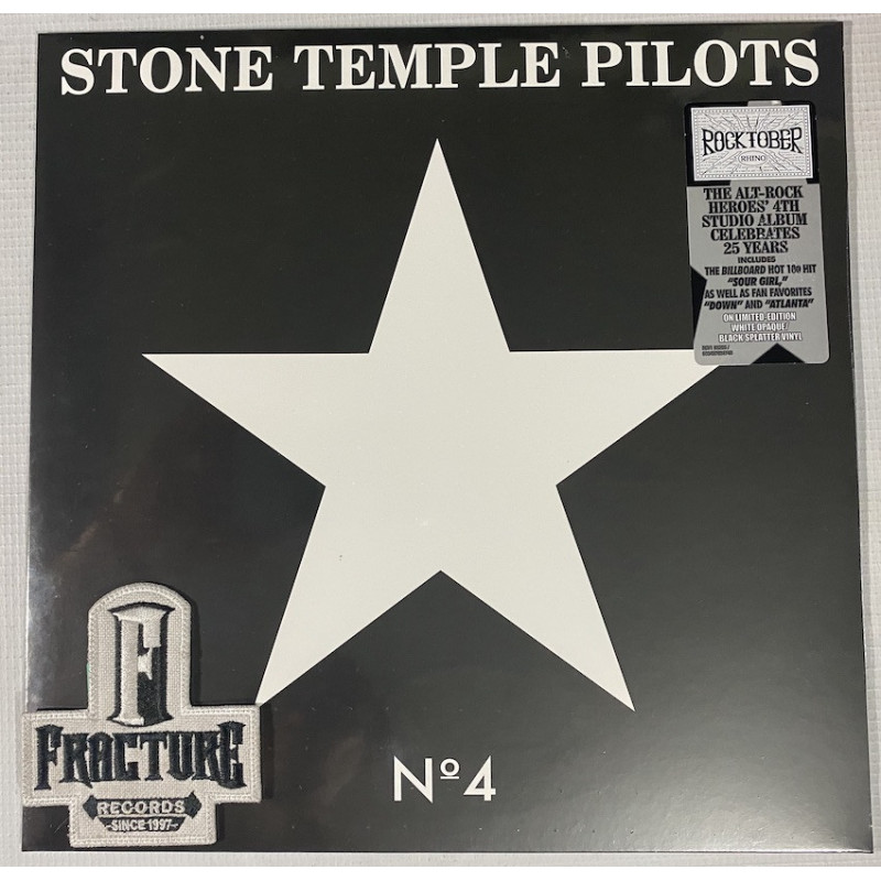 STONE TEMPLE PILOTS - NO. 4 VINYL BLACK/WHITE SPLATTER  ROCKTOBER 2024 603497824748