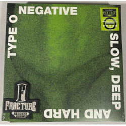 TYPE O NEGATIVE - SLOW DEEP & HARD VINYL GREEN & BLACK MARBLED ROCKTOBER 2024 0603497824625