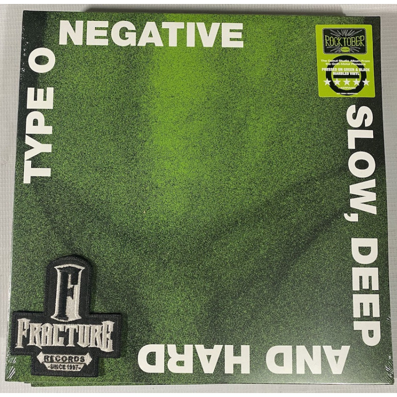 TYPE O NEGATIVE - SLOW DEEP & HARD VINYL GREEN & BLACK MARBLED ROCKTOBER 2024 603497824625 TYPE O NEGATIVE - SLOW DEEP & HARD VINYL GREEN & BLACK MARBLED ROCKTOBER 2024 603497824625