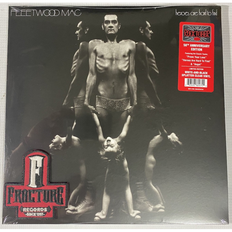 FLEETWOOD MAC - EROES ARE HARD TO FIND VINYL CLEAR WITH BLACK/BONE SPLATTER ROCKTOBER 2024 .603497824755