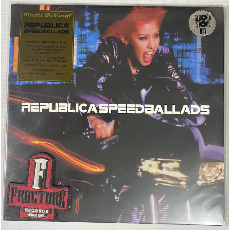 REPUBLICA – SPEED BALLADS VINYL CRYSTAL CLEAR RSD 2023 8719262024250