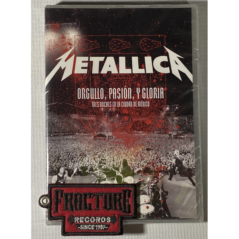 METALLICA – ORGULLO, PASIÓN, Y GLORIA - TRES NOCHES EN LA CIUDAD DE MÉXICO DVD 602527287638