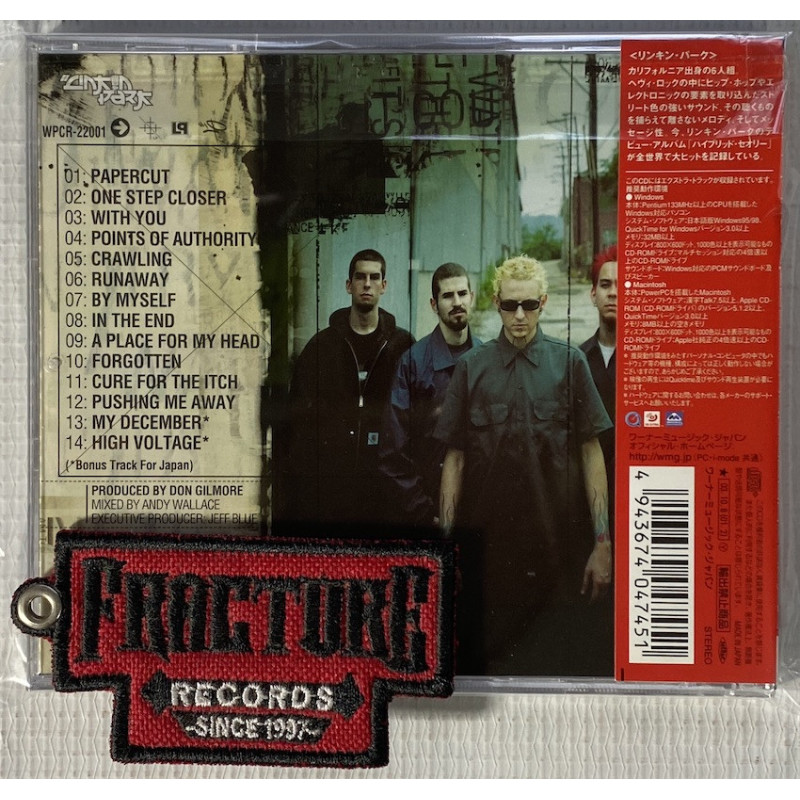 LINKIN PARK ‎– HYBRID THEORY CD JAPONES