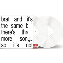 CHARLI XCX – BRAT AND IT'S THE SAME BUT THERE'S THREE MORE SONGS SO IT'S NOT VINYL WHITE 075678603983