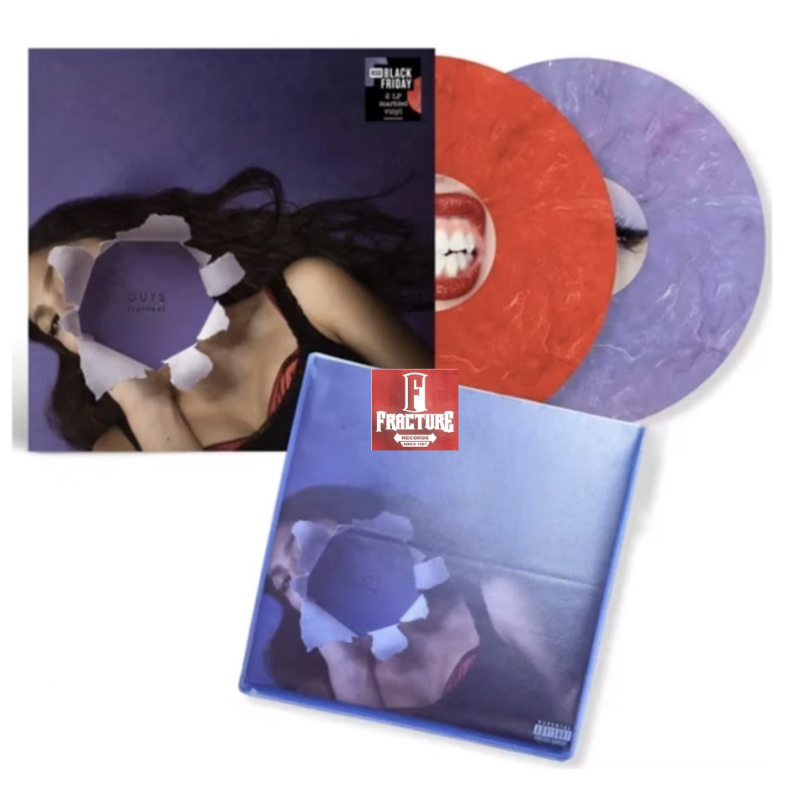 OLIVIA RODRIGO - GUTS (SPILLED) VINYL DELUXE/RED & PURPLE MARBLED RSD BLACK FRIDAY 2024  0602468098232