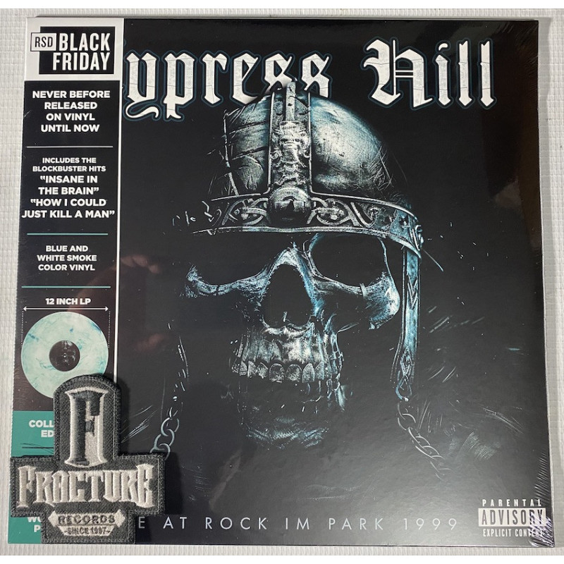 CYPRESS HILL - LIVE AT ROCK IM PARK 1999 VINYL BLUE & WHITE SMOKE THEME RSD BLACK FRIDAY 2024 3700477837921