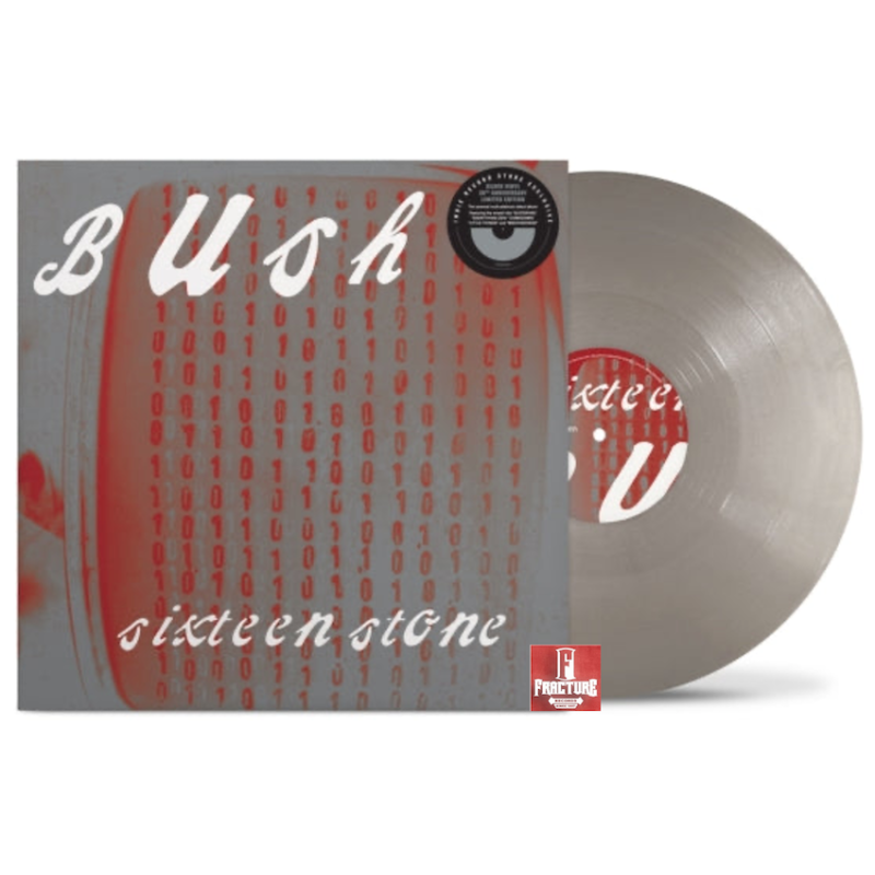 BUSH – SIXTEEN STONE VINYL 30TH ANNIVERSARY SILVER . 888072662780